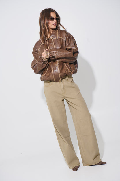 Jorja Bomber Jacket Mocha