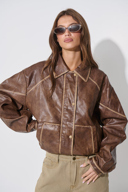Jorja Bomber Jacket Mocha