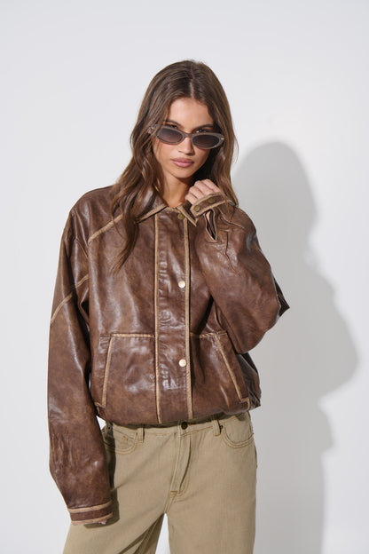 Jorja Bomber Jacket Mocha