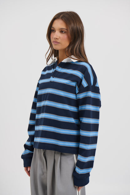 Countryside Jersey Midnight Stripe