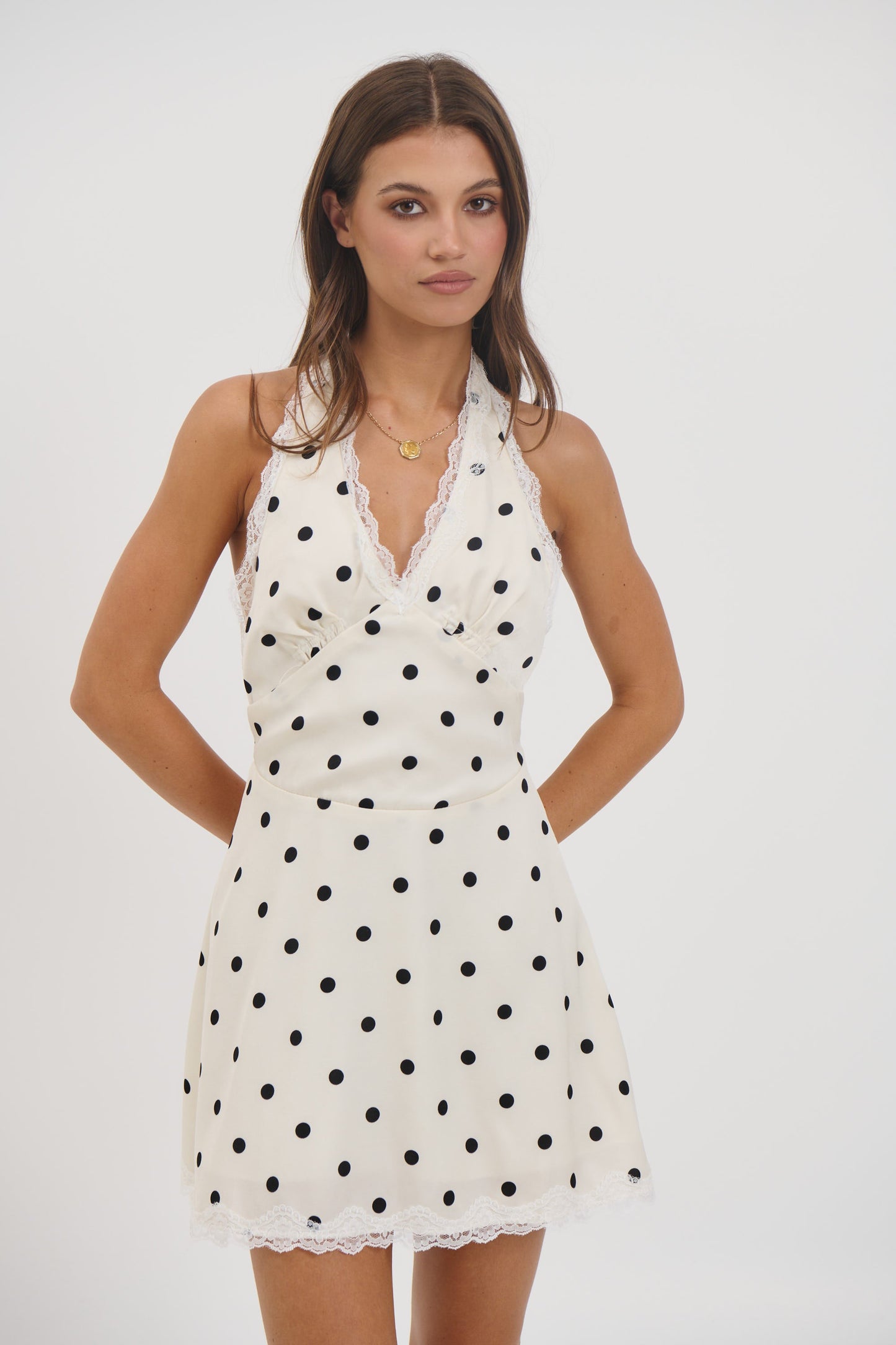 Azalea Mini Dress White - FINAL SALE