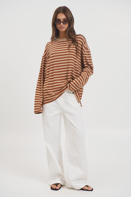 Jaida Long Sleeve Latte