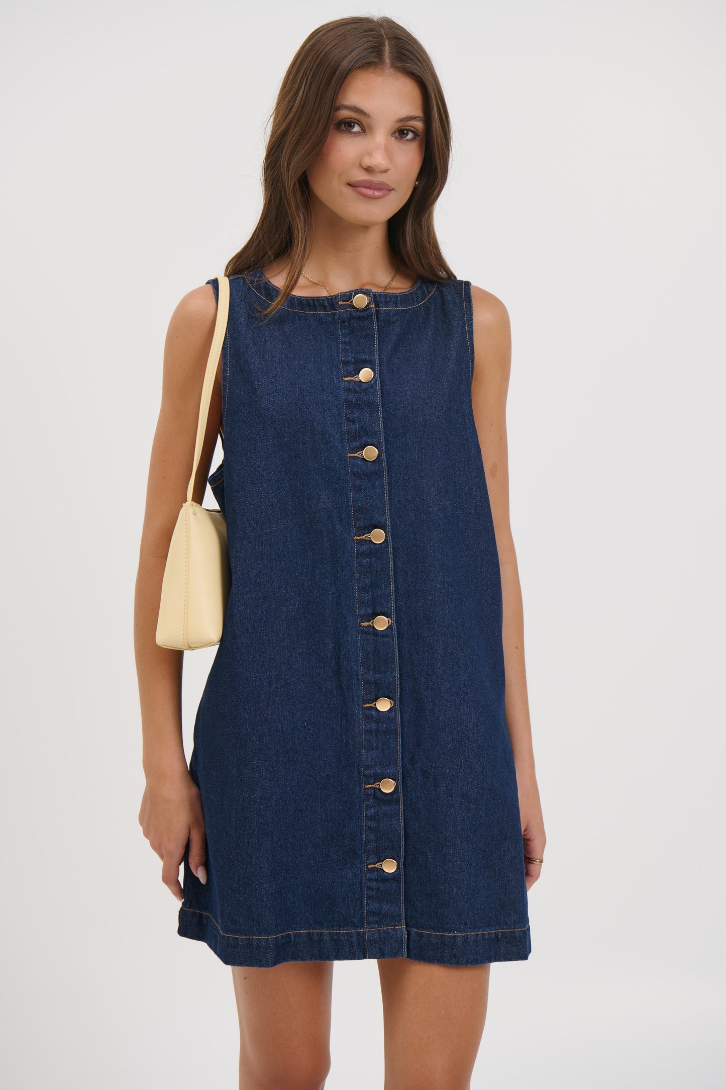 Jaymes Denim Dress Indigo - FINAL SALE