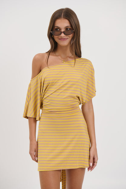 Lana Mini Dress Mustard - FINAL SALE