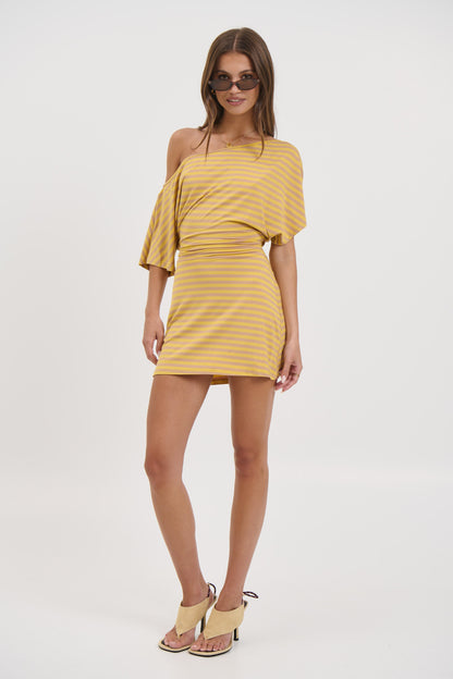 Lana Mini Dress Mustard - FINAL SALE