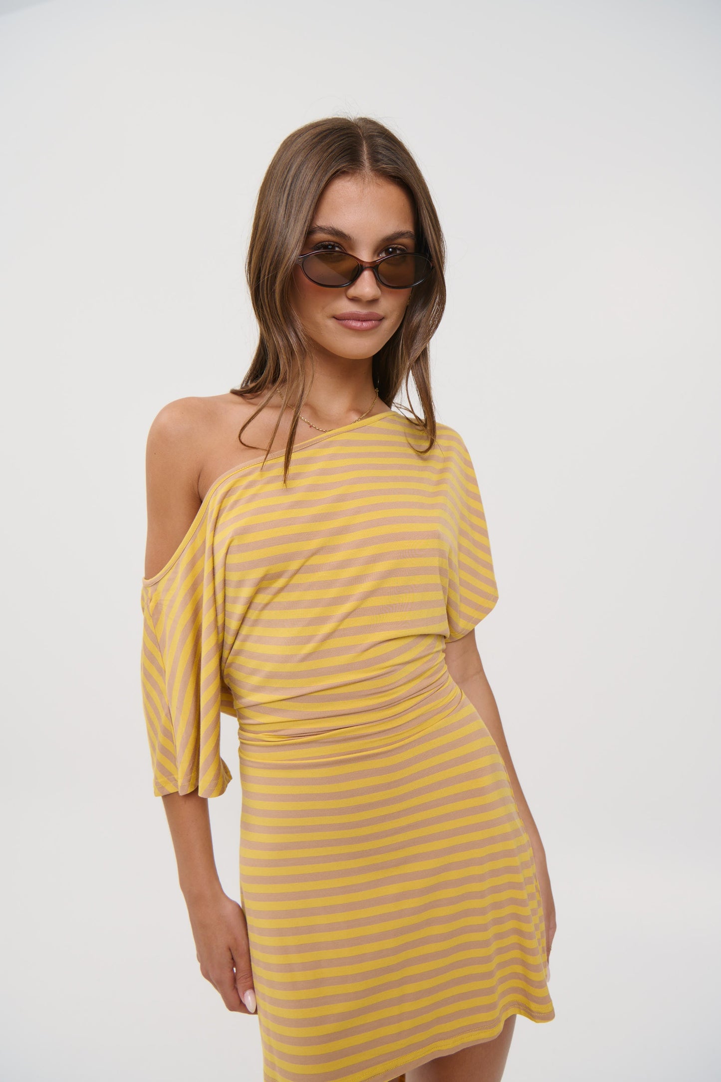 Lana Mini Dress Mustard - FINAL SALE