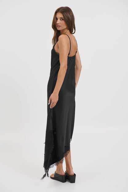 Blair Lace Midi Dress Black - FINAL SALE