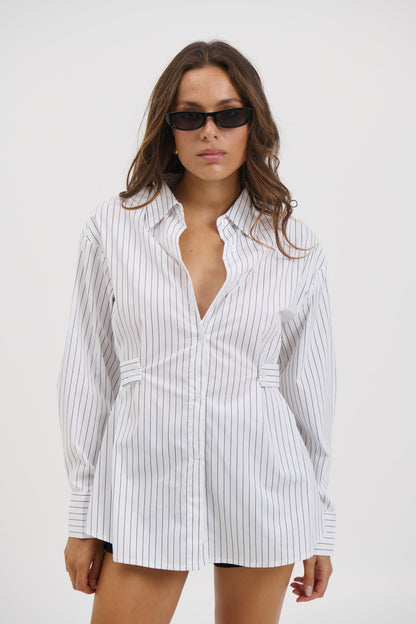 June Oversized Shirt White - FINAL SALE