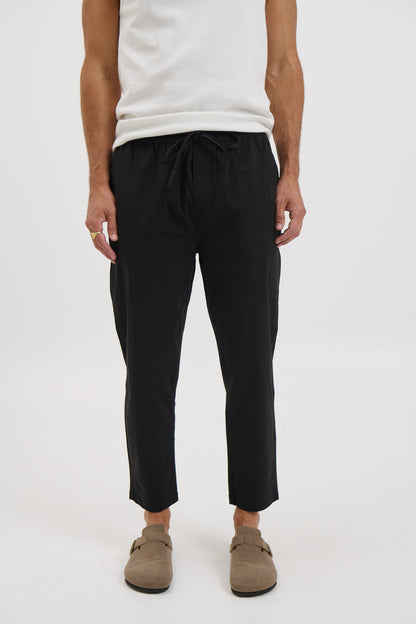 Locky Straight Pant Black