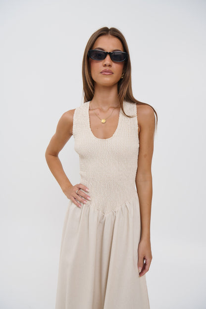 Destiny Maxi Dress Oat