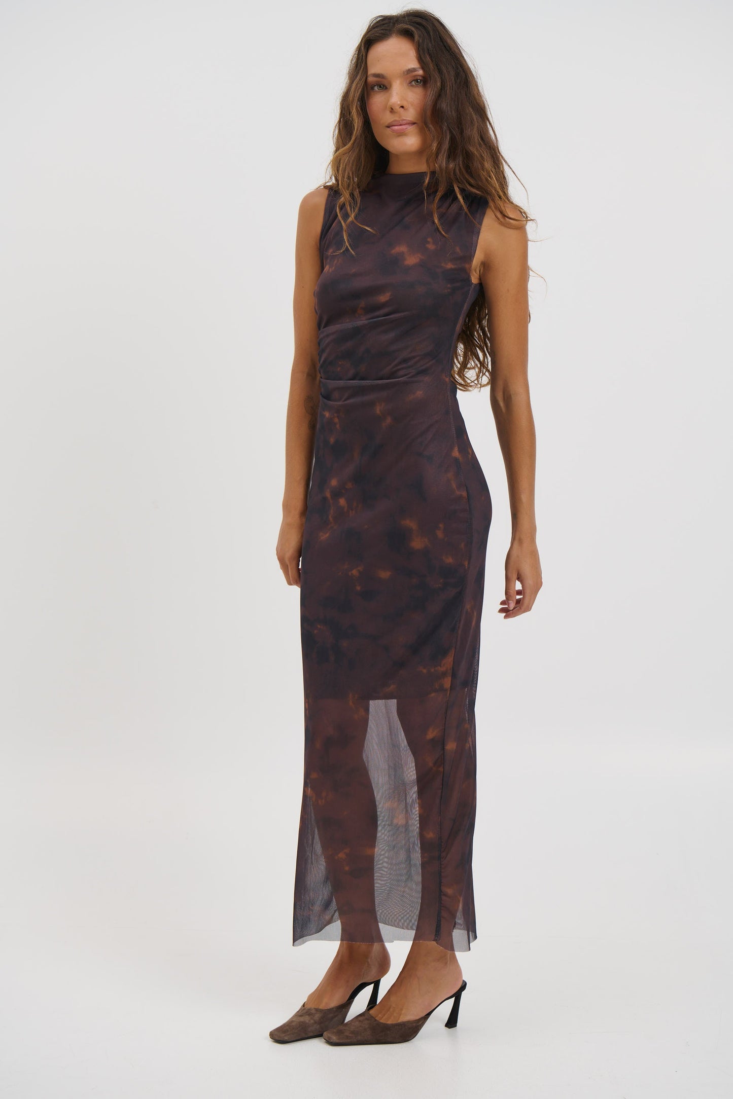 Arnica Maxi Dress Brown