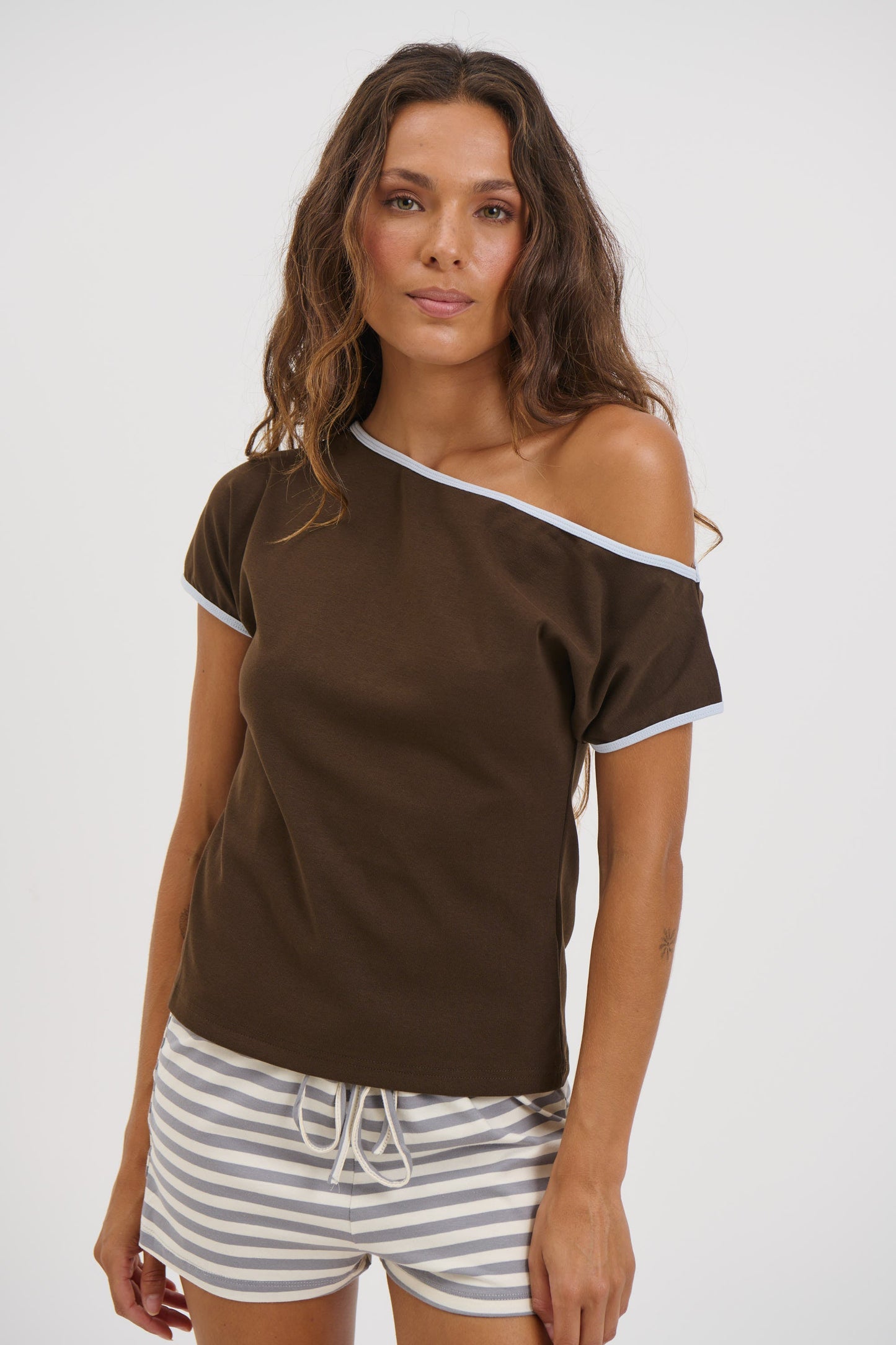 Alia Top Chocolate