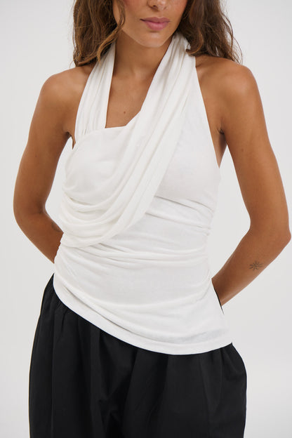 Elvy Top Chalk