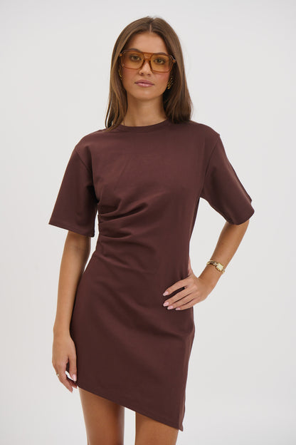 Cici Mini Dress Chocolate