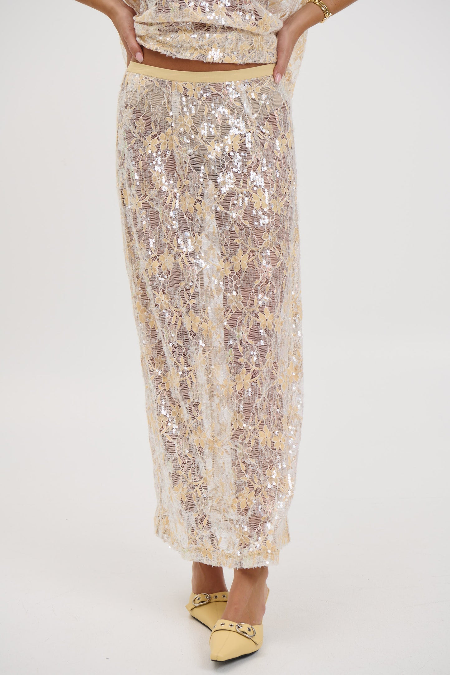 Fern Skirt Gold - FINAL SALE
