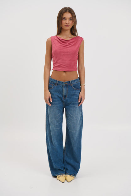 Courtney Top Rose