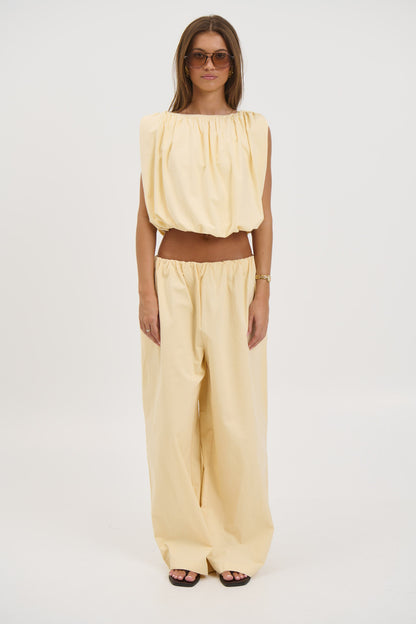 Louisa Bubble Top Lemon