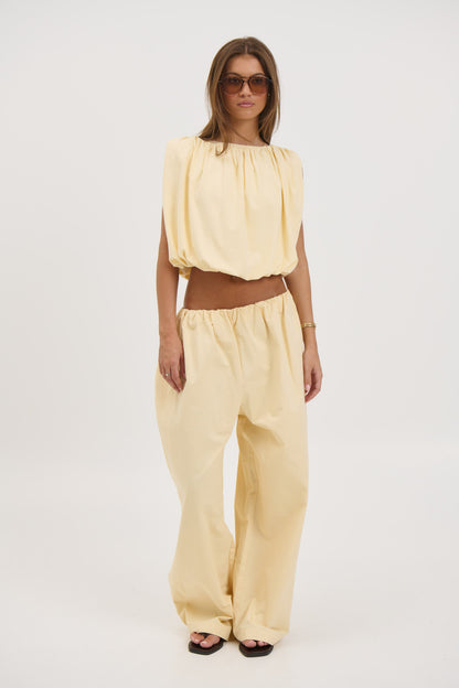 Louisa Bubble Top Lemon