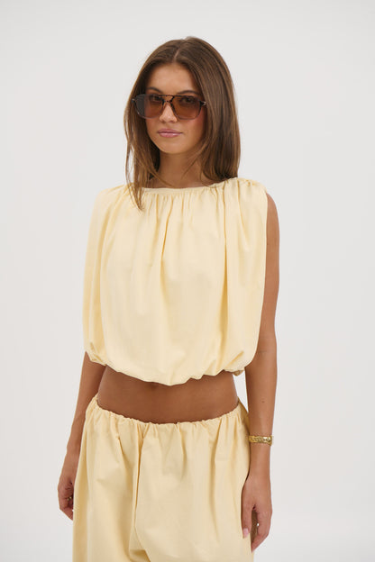 Louisa Bubble Top Lemon