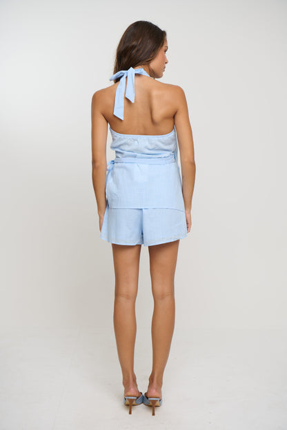 Chantelle Wrap Set Sky