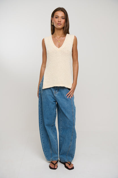 Kitt Knit Top Cream