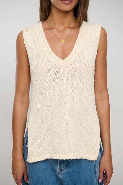 Kitt Knit Top Cream