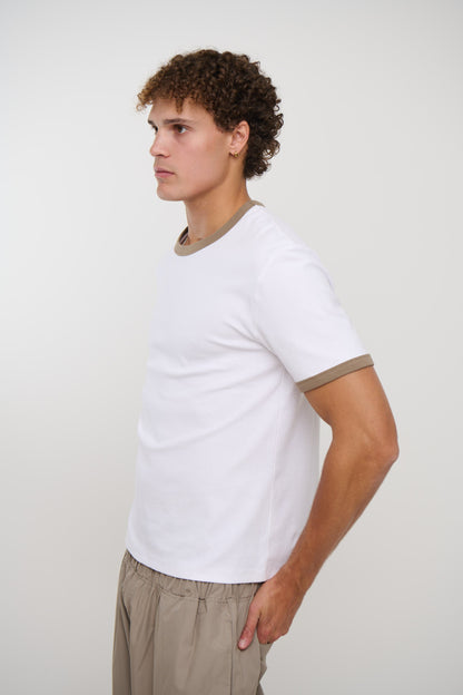 Charlie Ringer Tee Mocha