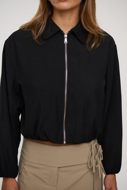 Alix Bomber Black