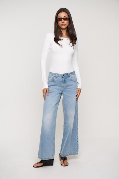 Arla Bodysuit White