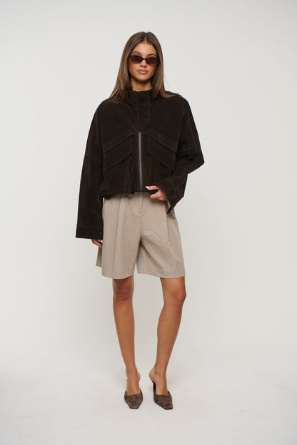 Inez Jacket Deep Brown