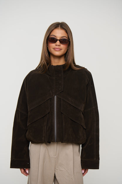 Inez Jacket Deep Brown