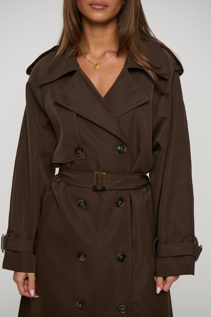 Ashton Trench Chocolate