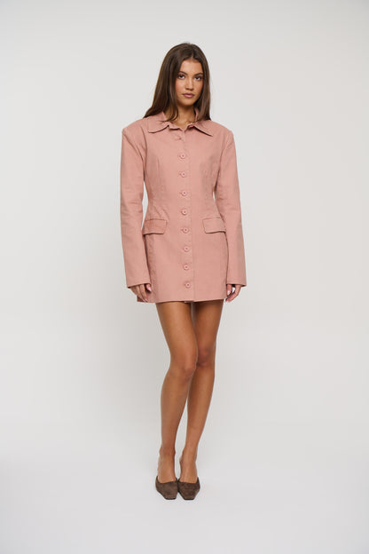 Cheri Mini Dress Rose