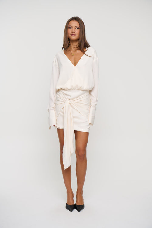 Cordelia Mini Dress Oyster