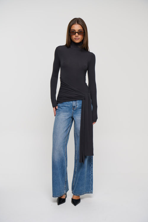 Isley Top Charcoal