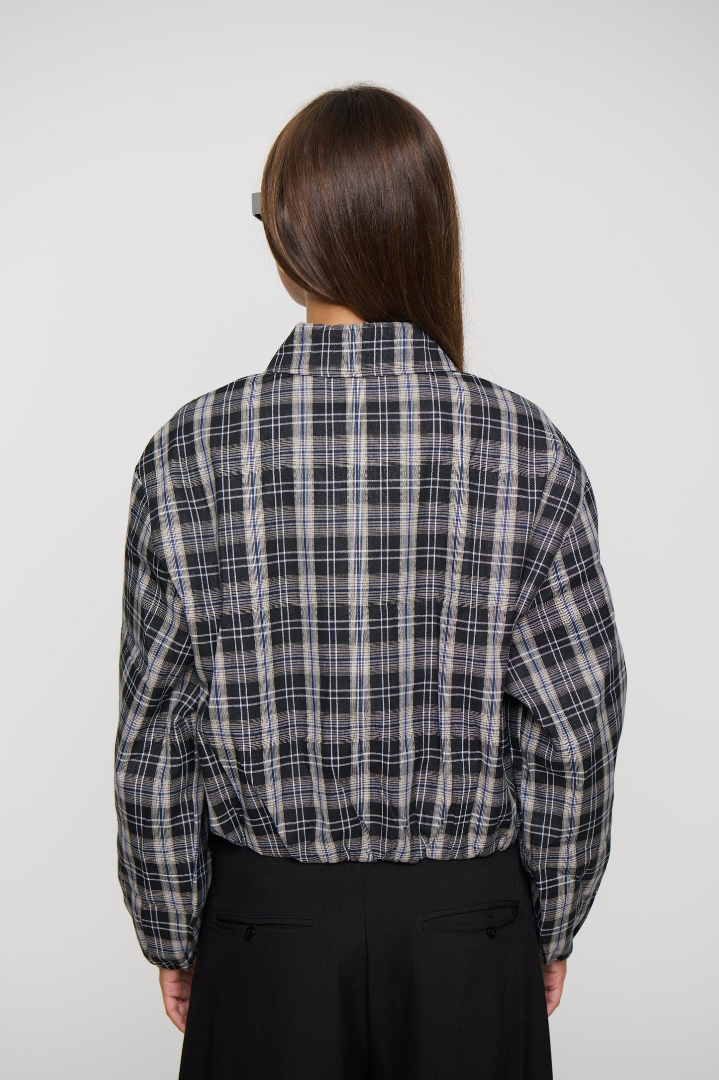 Alix Bomber Plaid