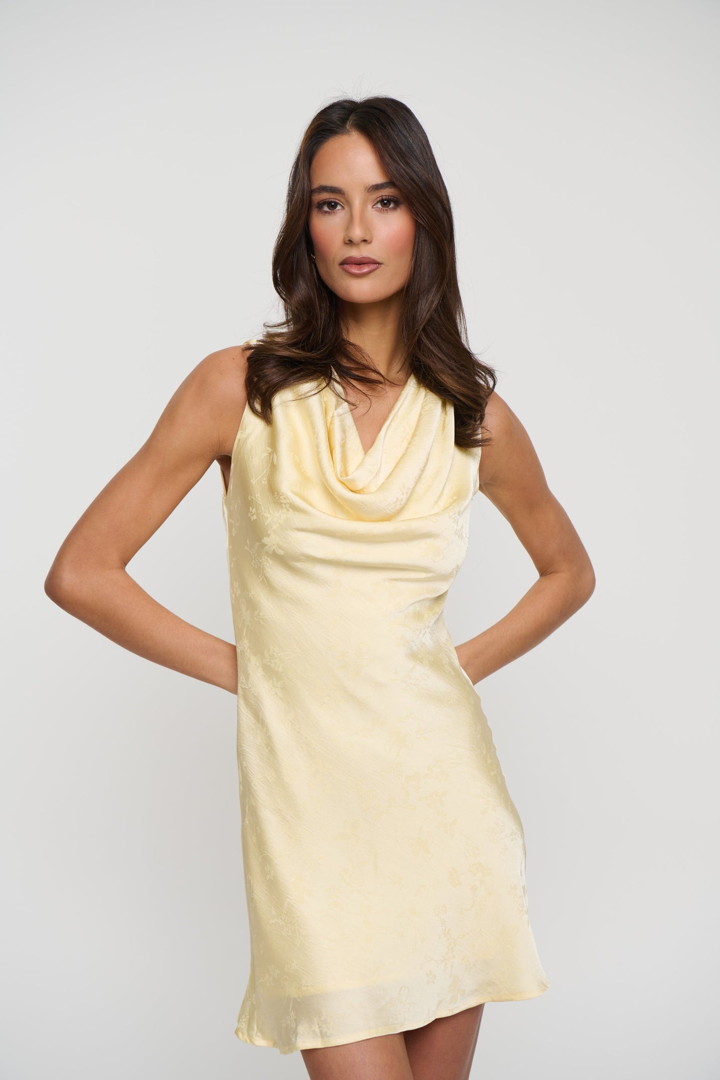 Ivana Mini Dress Lemon