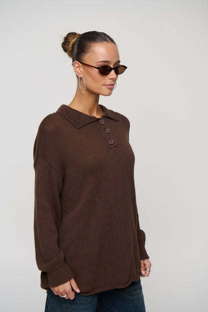 Clementine Knit Chocolate
