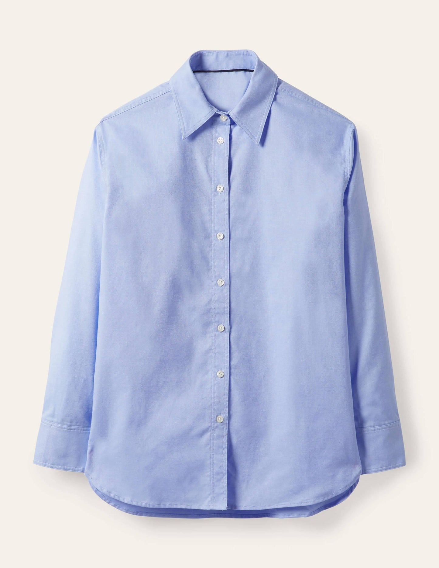 Agnes Oversized Shirt-Blue Oxford