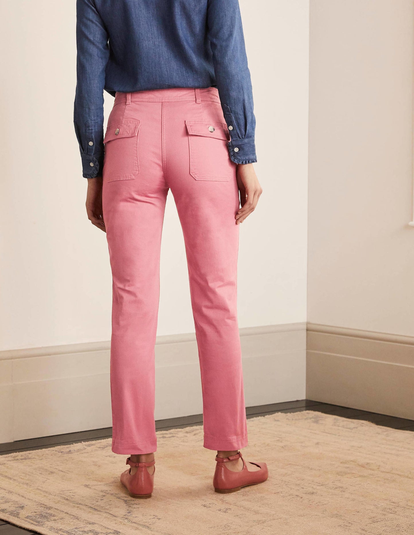 Abingdon Pants-Dusty Red