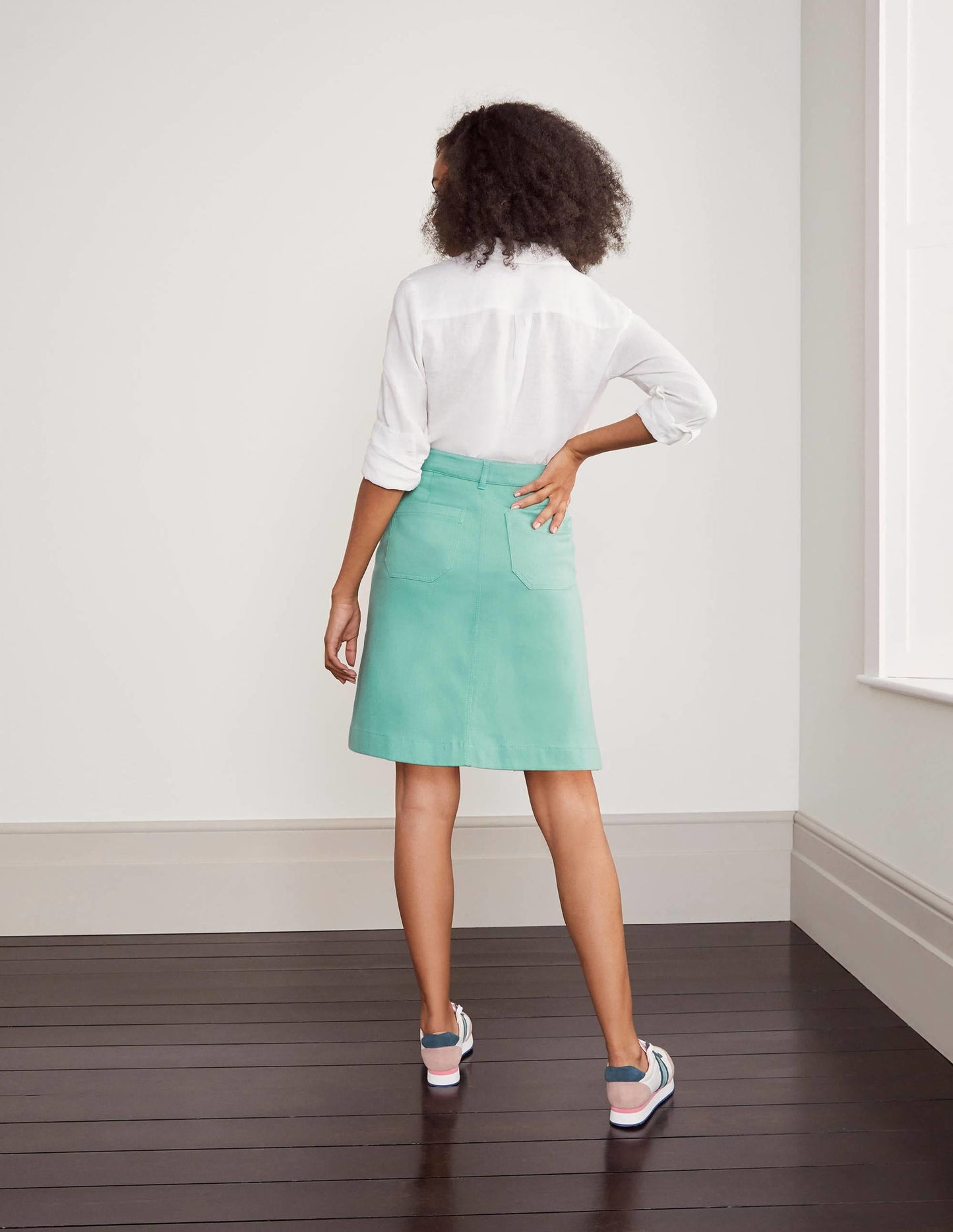 Abingdon Mini Skirt-Apple Mint
