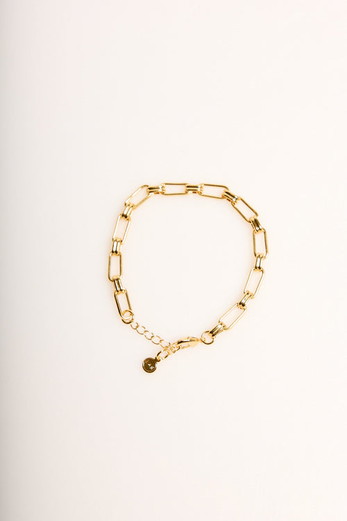 Helios Chain Link Bracelet Gold