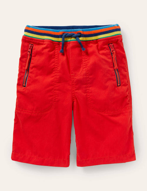 Adventure Shorts-Fire Red