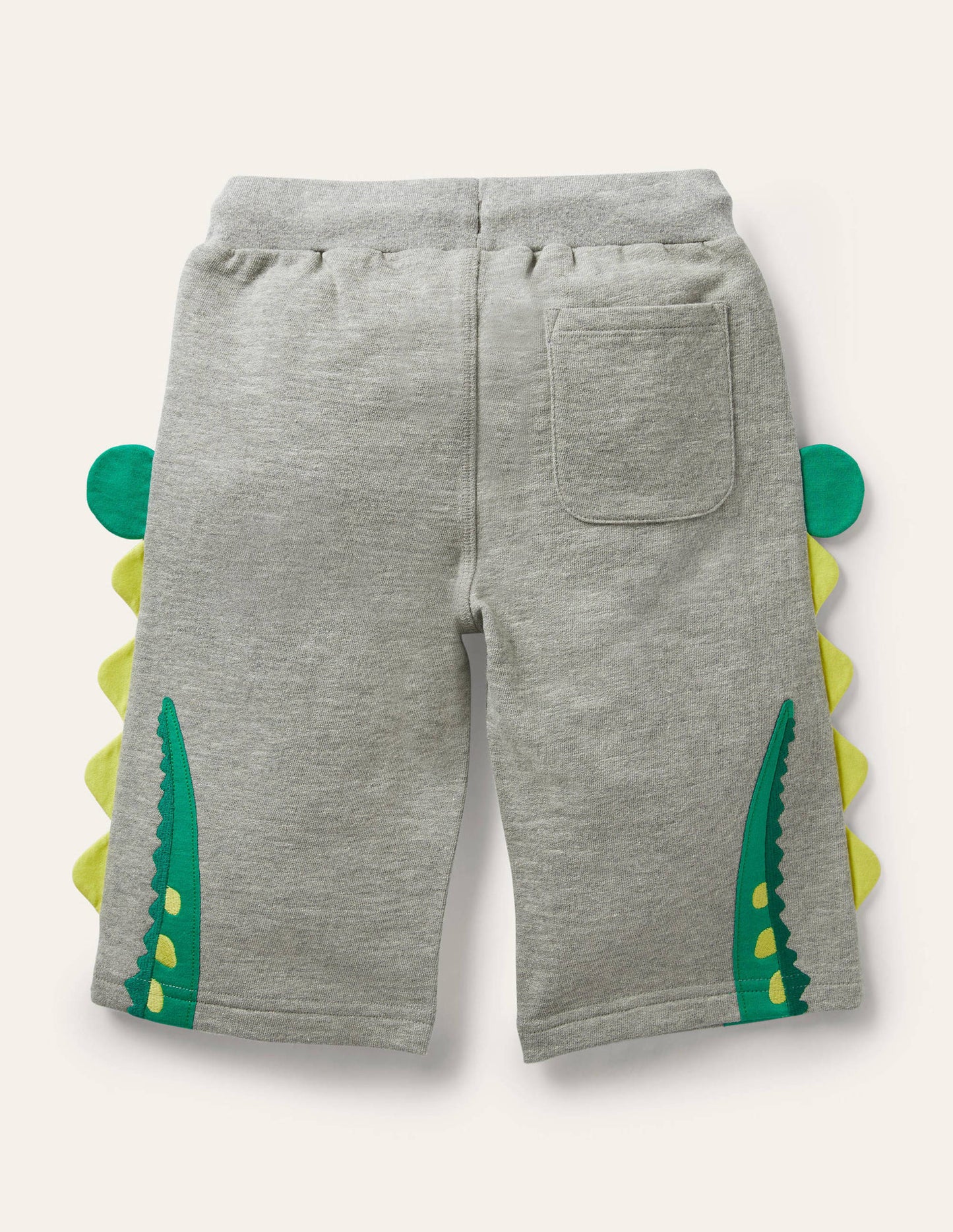 Appliqué Jersey Baggies-Grey Marl Crocodile