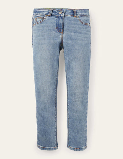 Active-flex Slim Fit Jeans-Light Vintage Denim