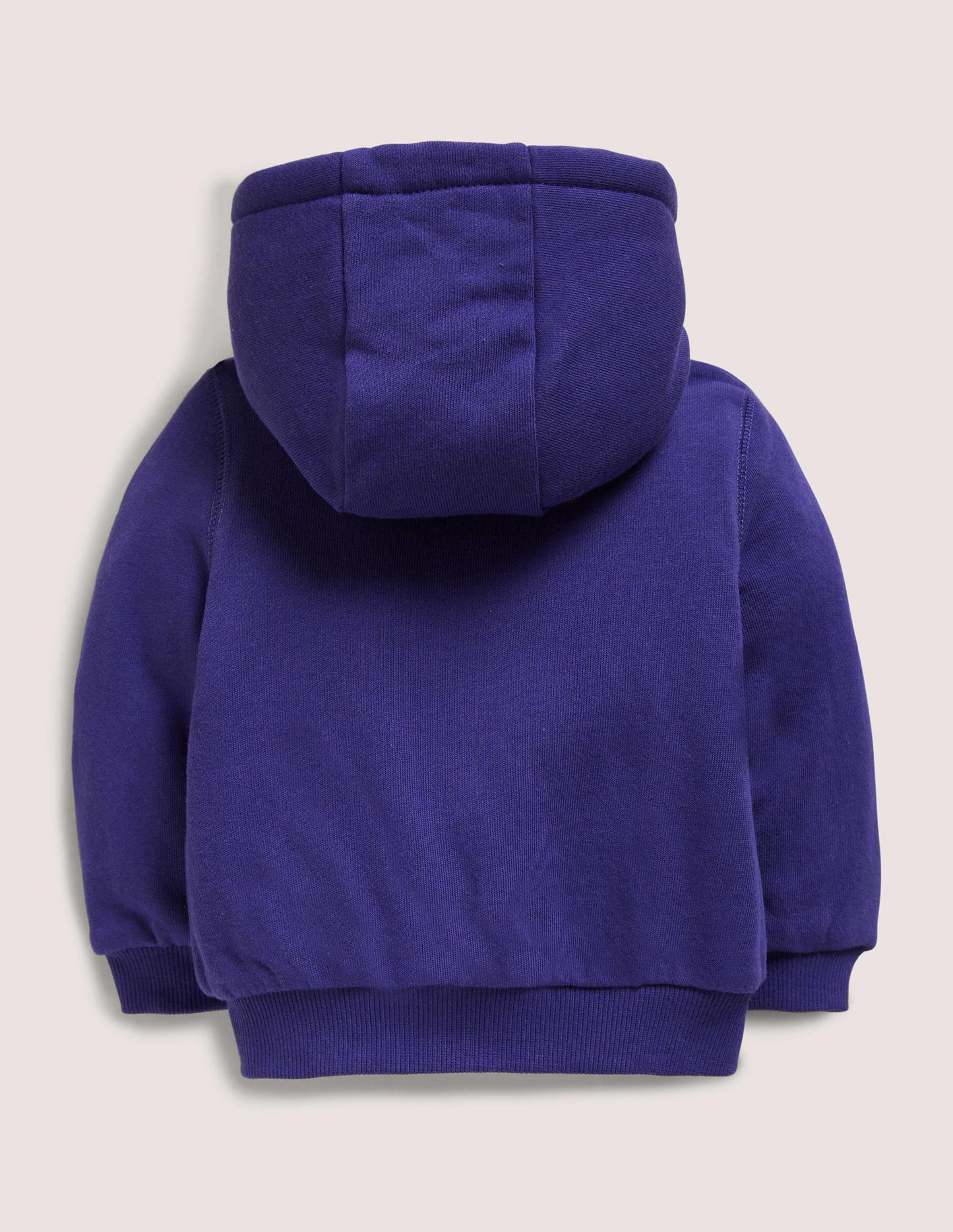 Appliqué Shaggy Hoodie-Starboard Blue Tractor