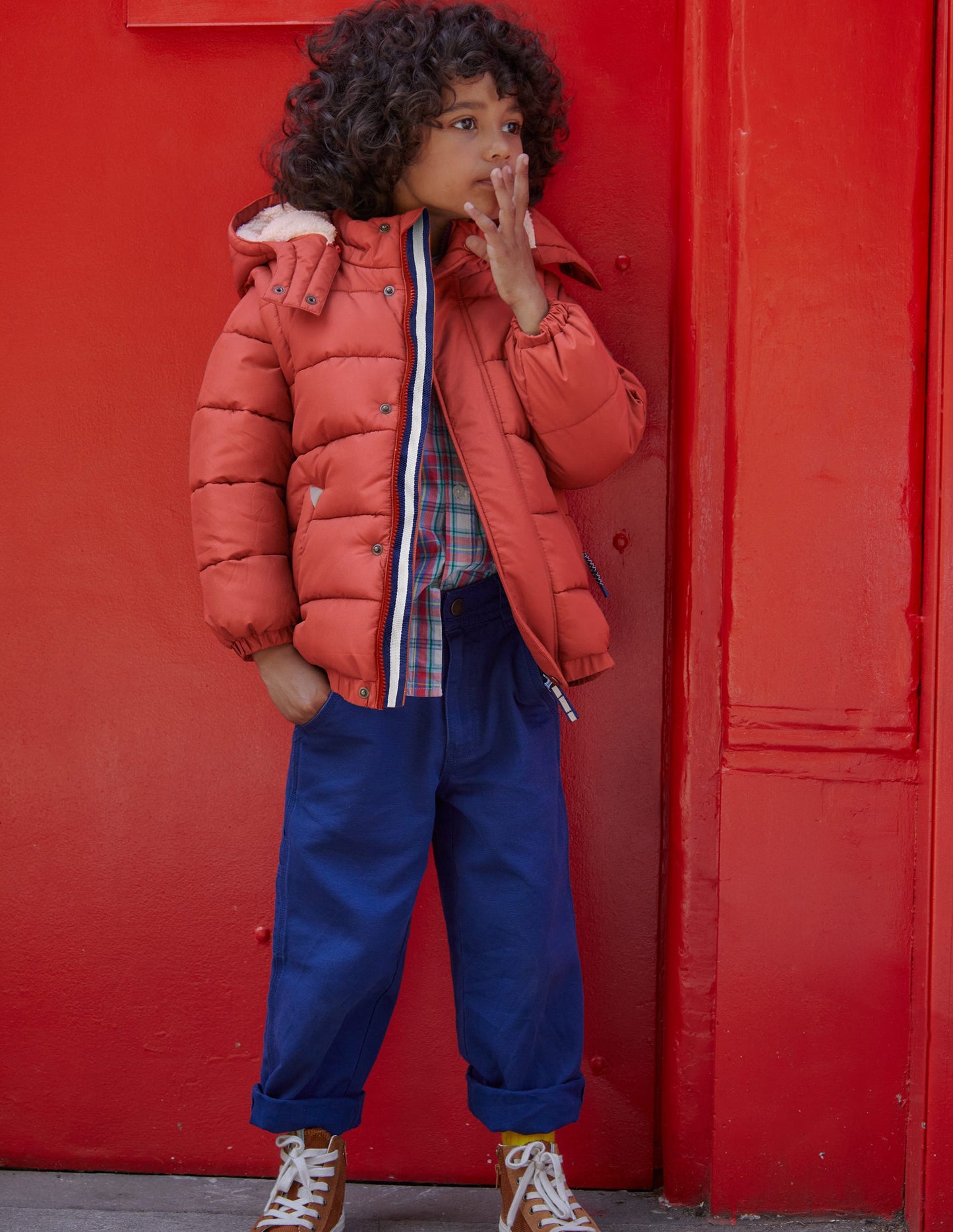 2-in-1 Padded Coat-Roasted Chestnut Brown
