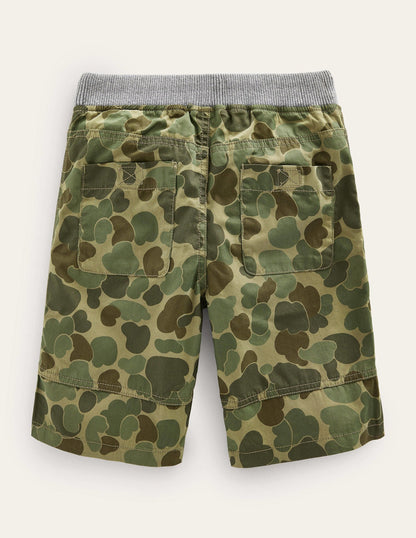 Adventure Shorts-Bubble Khaki Camo