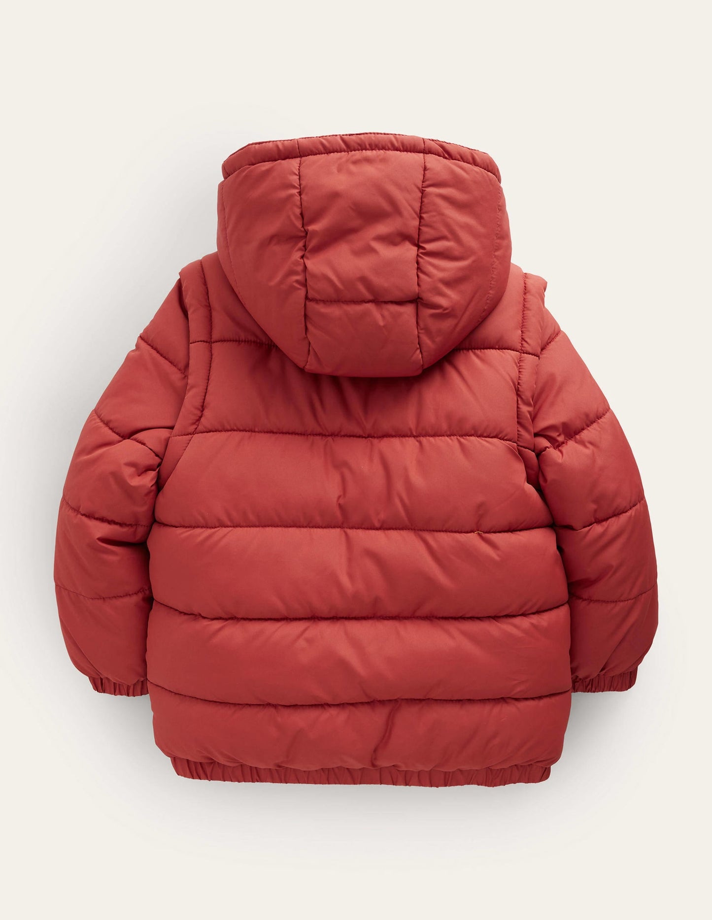 2-in-1 Padded Coat-Roasted Chestnut Brown