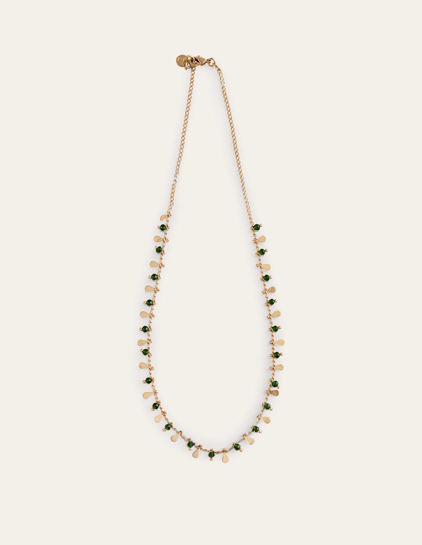 Beaded Necklace-Green